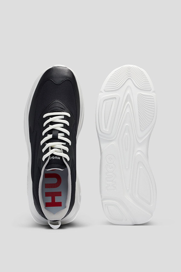 ΑΝΔΡΙΚΑ ΠΑΠΟΥΤΣΙΑ SNEAKERS HUGO - 012 ΜΑΥΡΟ